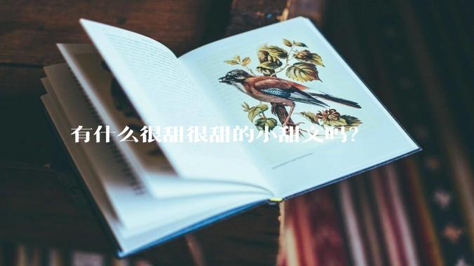 有什么很甜很甜的小甜文吗？
